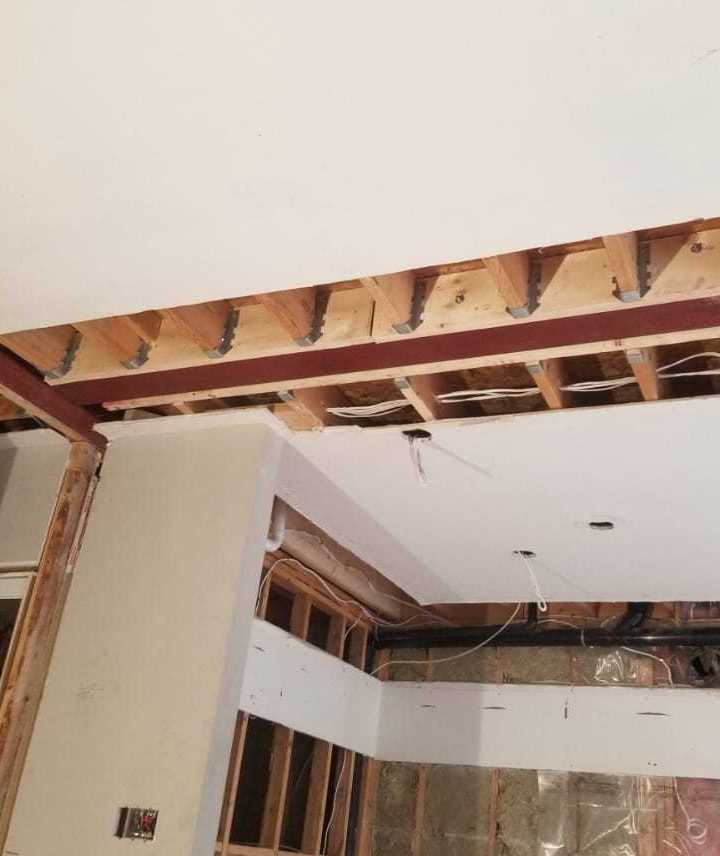 loading-bearing-beam-in-ceiling